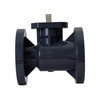 DIN ANSI UPVC Platform Ball Valve Industry High Pressure Flanged Ball Valve For Automation