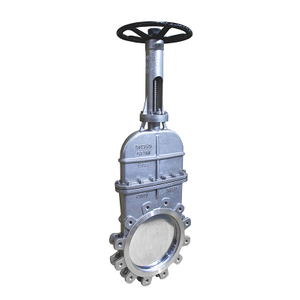 Factory Supply Stainless Steel Knife Gate Valve Customized Paper Pulp Mixtureof Sewage Coal Slurry Bonneted Knife Gate Valve