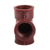 Factory Direct Reddish Brown Plastic Internal Thread Tee DN15 - DN50 1/2