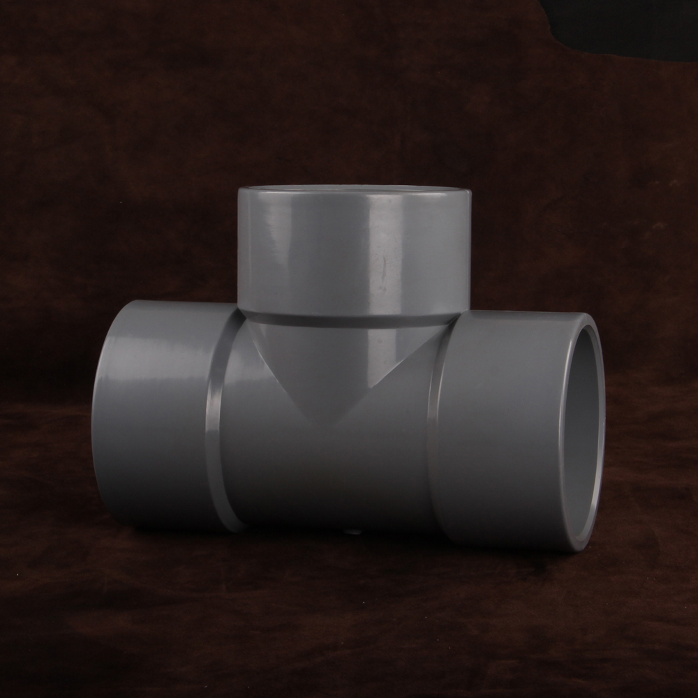 Factory Wholesale CPVC Plumbing Tee Fittings Reducing Tee Three Way Pipe Coupling Joint Tee