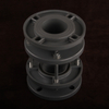 Industrial Pipe Fitting Glass Tube CPVC Sight Glass Plastic Oil Flow Indicator Flange Inspection Glass