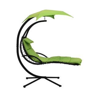 Outdoor hanging lounger chair canopy hanging chaise lounger swing hammock chair
