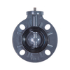 Rubber Lined Concentric UPVC Automation Platform Butterfly Valve For Square Shaft Installed Electric Pneumatic Actuator