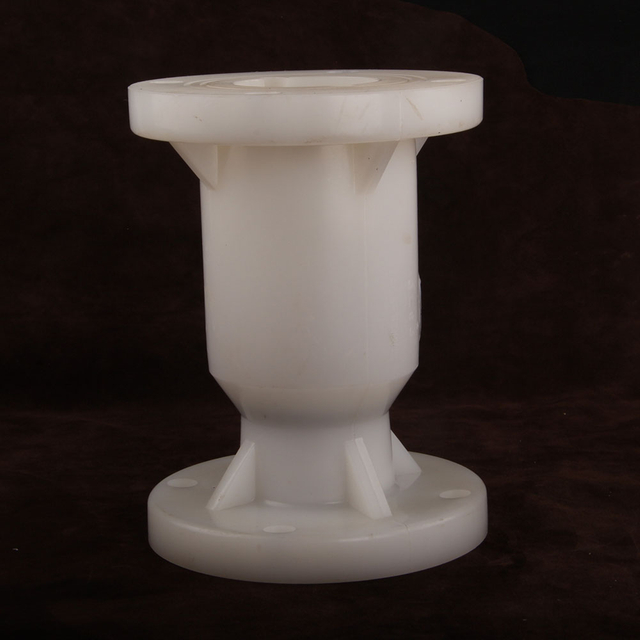 Factory Price Ozone Resistant PVDF Plastic Flange Vertical Check Valve Leak-Proof Design Inline Ball Check Valve