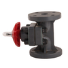 UPVC Manual Anti-corrosion Diaphragm Valve DN15-DN200 Flanged Double-layer Diaphragm Seal Diaphragm Valve
