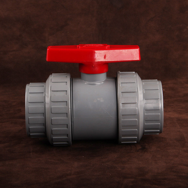 Socket End Full Flow CPVC True Union Ball Valve 2-Way Double True Joint Manual Double Union Ball Valve