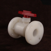 PVDF Acid-Resistant Anti-corrosion Plastic Ball Valve DN15 DN25 DN50 DN80 DN100 DN125 DN200 Flange Manual Ball Valve