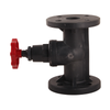Anti-corrosion Manual FRPP Flange Shutoff Valve DN25 DN40 DN65 DN80 DN150 Plastic Globe Stop Valve for Water