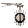 Stainless Steel Leak-Free Durable Reliable Flow Control Manual Wafer Butterfly Valve for Industrial Pipe Systems