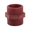 DN15-50 Male Coupling Adaptor Pipe Fittings 1/2-2in 1/2''-2'' FRPP External Threaded Pipe Fitting Adapter