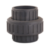 FRPP Plastic Two Way Joint Pipe Connection Pipe Fitting Union Coupling Connector DN15 -DN100 1/2in - 4in
