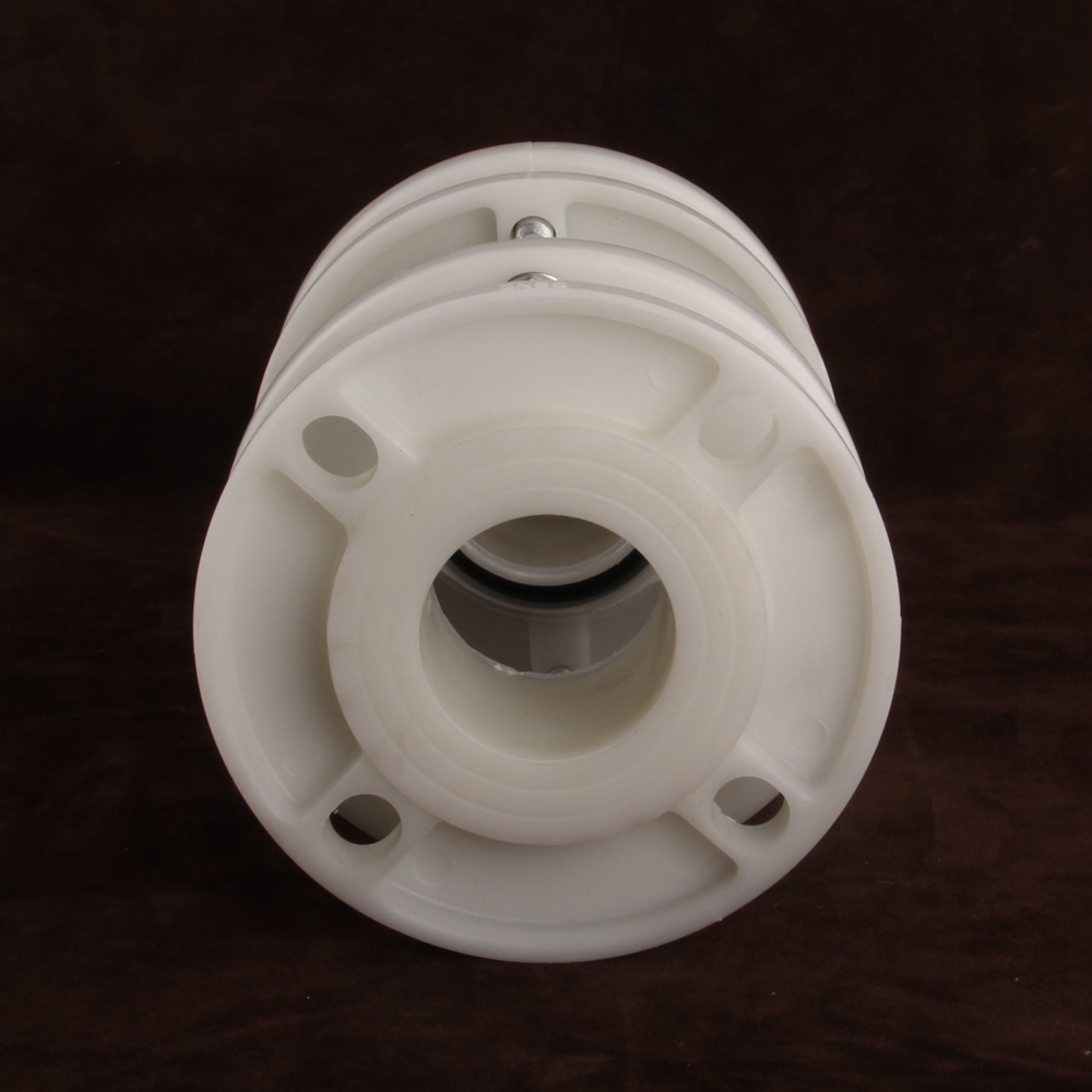 Quality Observation Flow Liquid Oil DN25-250 1-10in Inspection Glass Industrial FRPP Plastic Pipe Fitting Flange Sight Glass