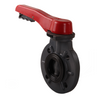 Anti Corrosion High Pressure Plastics Wafer Butterfly Valve Custom Clamp Handle UPVC Butterfly Valve