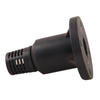 High Quality Unique Design FRPP Black Plastic Foot Valve DN15 - DN250 Flange End Single Ball Bottom Foot Valve with Strainer
