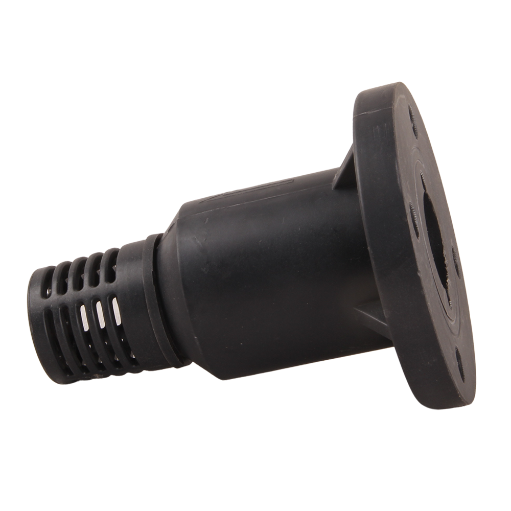 High Quality Unique Design FRPP Black Plastic Foot Valve DN15 - DN250 Flange End Single Ball Bottom Foot Valve with Strainer