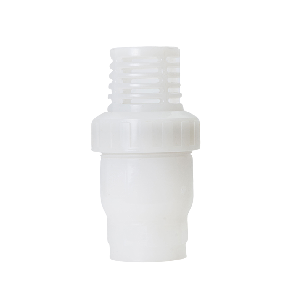 High Pressure Plastic PVDF Flanged Union Type Foot Valve Industrial Bottom Valve for Chemical Industry
