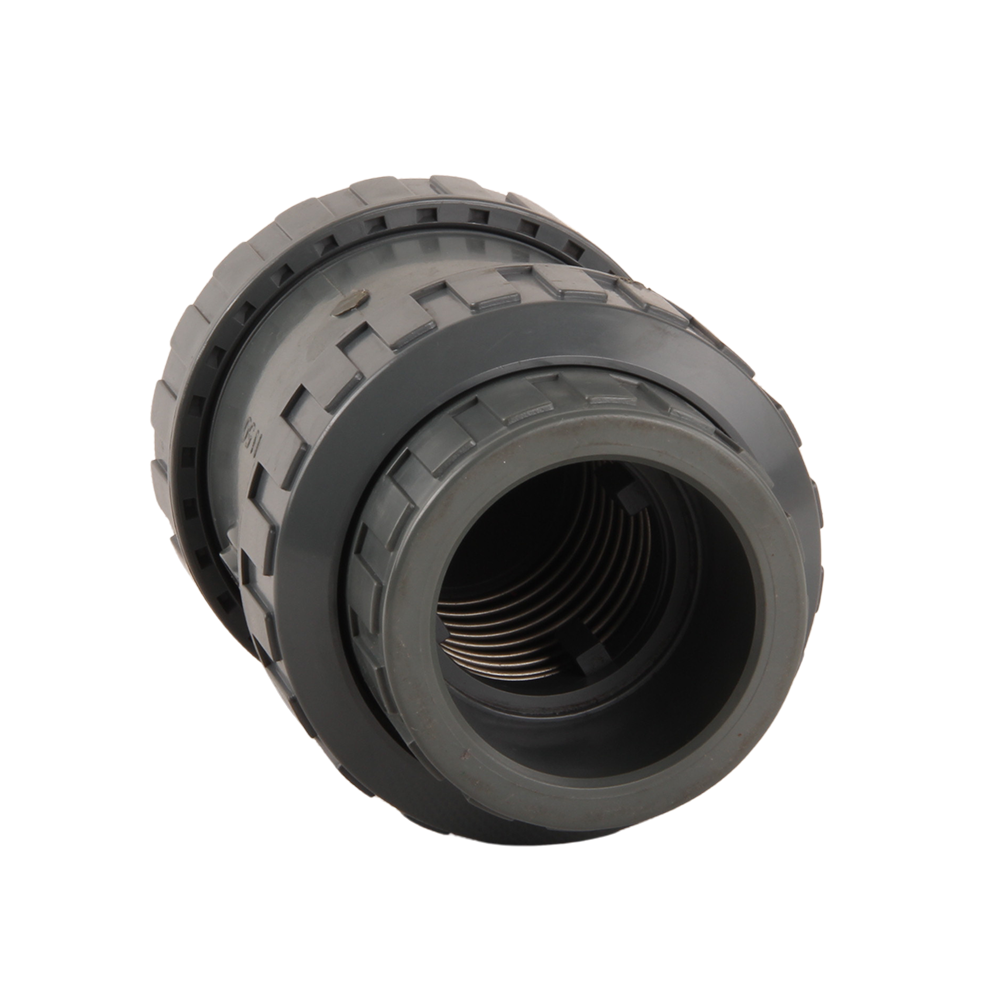Factory Sale UPVC True Union Ball Valve Plastic Valve Fittings True Union Spring Check Valve