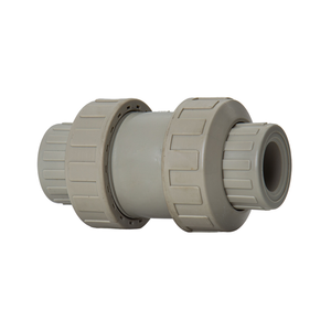 Factory Supply Double Union PPH Vertical Check Valve DN15 - DN50 Pipe Fitting True Union Plastic Check Valve