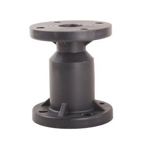 Factory Supply FRPP Plastic Inline Check Valve Dn15-DN300 1/2in-12in One Way Flange Vertical Check Valve For Industry/Chemical