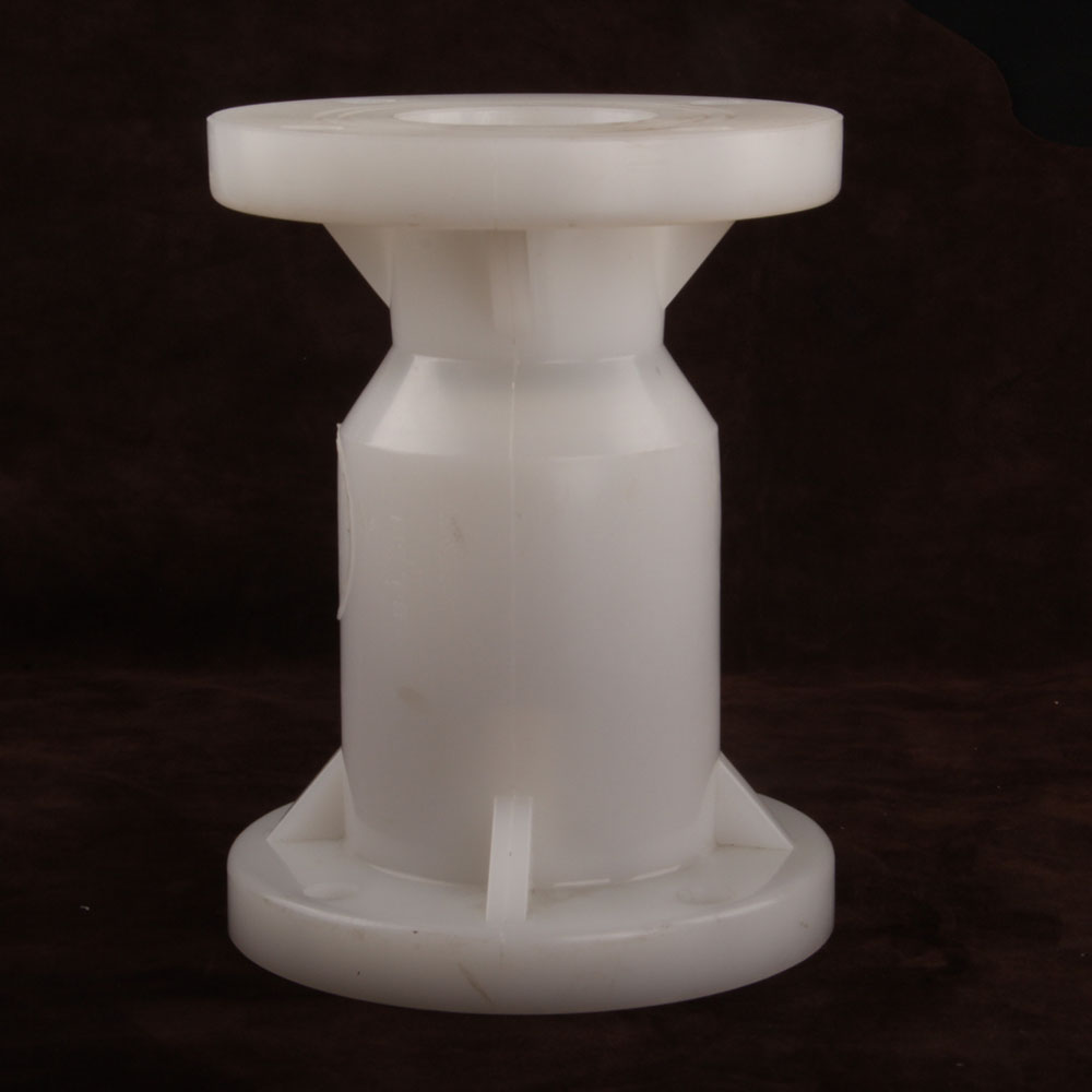 Factory Price Ozone Resistant PVDF Plastic Flange Vertical Check Valve Leak-Proof Design Inline Ball Check Valve