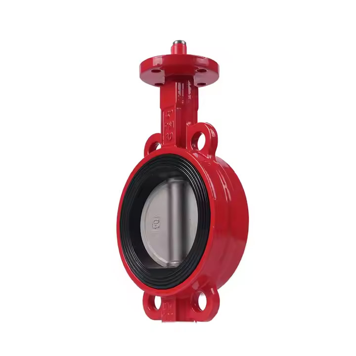 Soft Sealed Clamp Butterfly Valve Extension Stem Spindle Disc Wafer Butterfly Valve