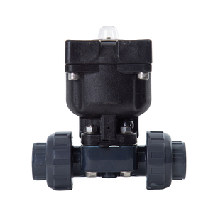 Manufacture UPVC Plastic True Union Diaphragm Valve DN15 DN20 DN25 DN32 DN40 DN50 Plastic Diaphragm Valve