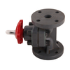 UPVC Manual Anti-corrosion Diaphragm Valve DN15-DN200 Flanged Double-layer Diaphragm Seal Diaphragm Valve