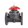 Good Price UPVC Manual Diaphragm Valve DN15-DN200 Flanged Plastic Single Diaphragm Valve Manufacturer