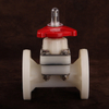 High Quality Sealing Material Flanged Diaphragm Valves Flow Regulation PVDF Diaphragm Valve