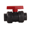 Customized OEM 1/2' -4' Inch FRPP Socket Ball Valve Anti-corrosion Thread End Plastic Ball Valve