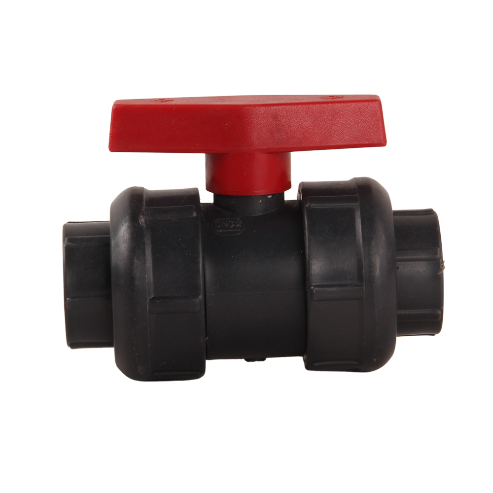 Customized OEM 1/2' -4' Inch FRPP Socket Ball Valve Anti-corrosion Thread End Plastic Ball Valve
