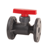 Factory Ansi Gb 2 Way Plastic Ball Valve Acid Alkali Resistant High Temperature Resistant Chemical Grade FRPP Flange Ball Valve