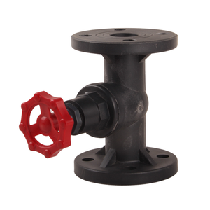 Anti-corrosion Manual FRPP Flange Shutoff Valve DN25 DN40 DN65 DN80 DN150 Plastic Globe Stop Valve for Water