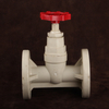 Abs Hand Wheel Flow Control PPH Dn25 - Dn150 Globe Valve Plug Type Pipe Fitting Flange End Globe Valve