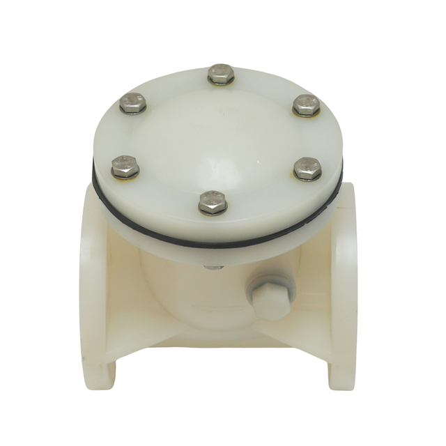 Manufacturer Supplies Acid Resistant PVDF Industrial Check Valve Plastic Non-Return Swing Type Check Valve