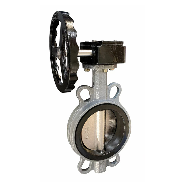 Corrosion-Resistant Efficient Flow Regulation Industrial Manual Actuator Turbine Wafer Butterfly Valve for Industrial Pipelines