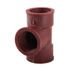 Factory Direct Reddish Brown Plastic Internal Thread Tee DN15 - DN50 1/2