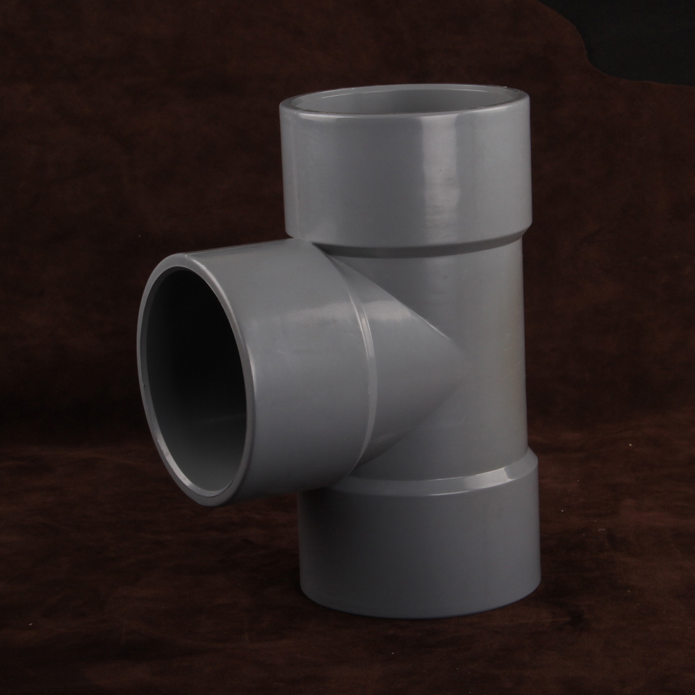 Factory Wholesale CPVC Plumbing Tee Fittings Reducing Tee Three Way Pipe Coupling Joint Tee