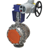 Electric Actuator Multi Turn Full Bore V-shaped Ball Valve Stainless Steel Chemical Industry Flange V Type Ball Valve