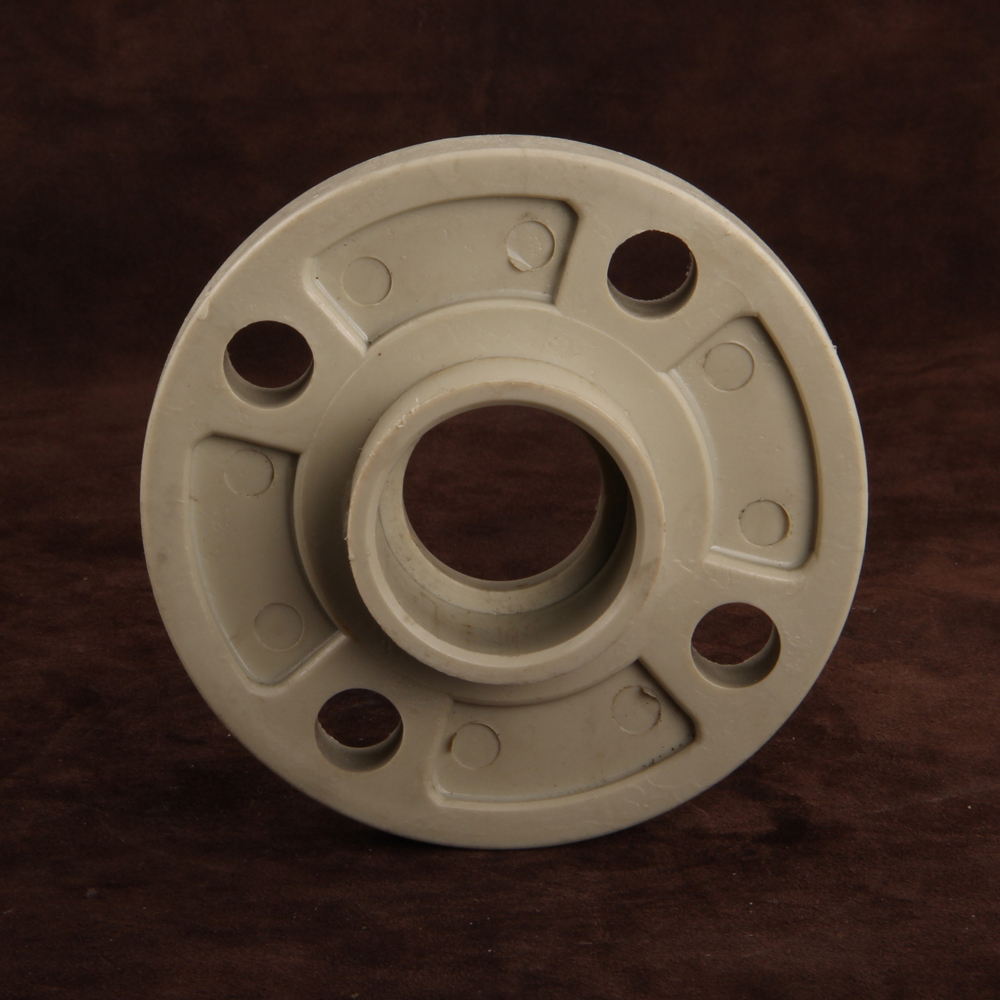 PPH Socket Weld Integrated Pipe Flange Industry Pipeline Plastic Flange