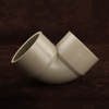 China Manufacturer PPH 90 Degree Elbow Socket Welded Fittings Chemical Pipe Fitting Plastic Joint Accessories