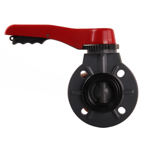 Anti Corrosion High Pressure Plastics Wafer Butterfly Valve Custom Clamp Handle UPVC Butterfly Valve