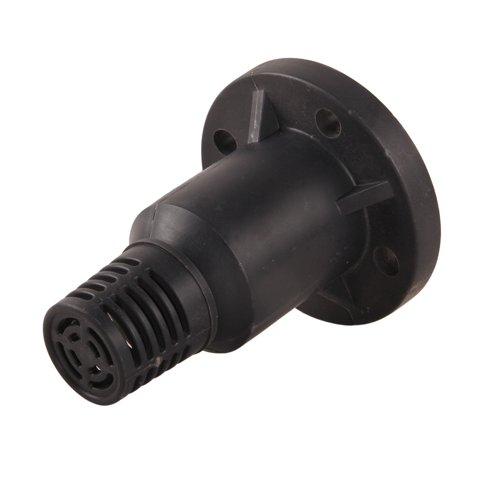 High Quality Unique Design FRPP Black Plastic Foot Valve DN15 - DN250 Flange End Single Ball Bottom Foot Valve with Strainer