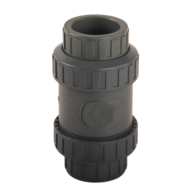 Factory Sale UPVC True Union Ball Valve Plastic Valve Fittings True Union Spring Check Valve