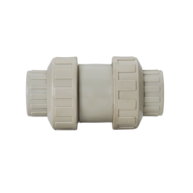 Factory Supply Double Union PPH Vertical Check Valve DN15 - DN50 Pipe Fitting True Union Plastic Check Valve