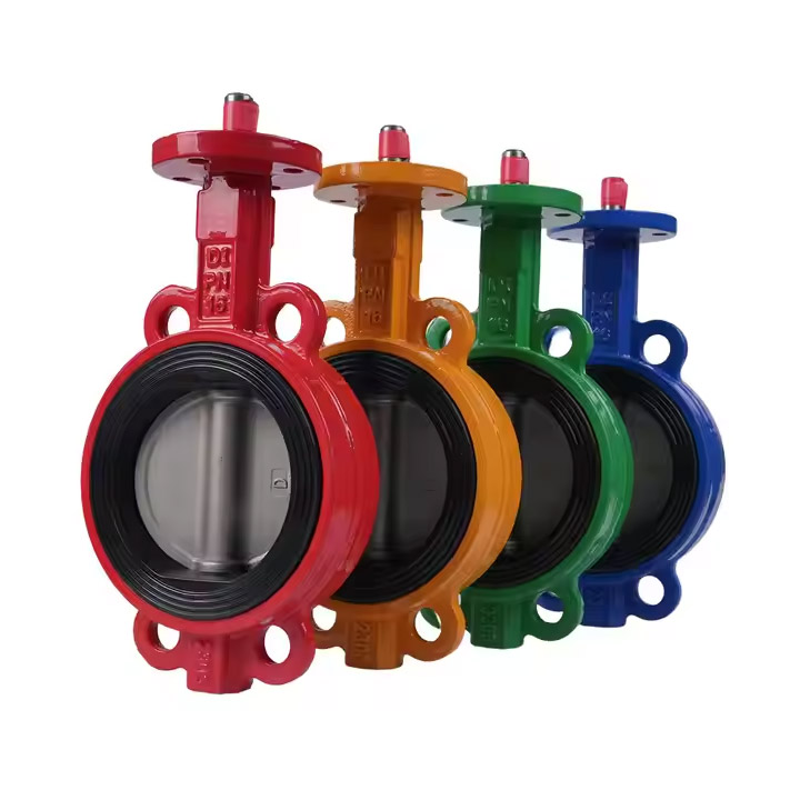 Soft Sealed Clamp Butterfly Valve Extension Stem Spindle Disc Wafer Butterfly Valve