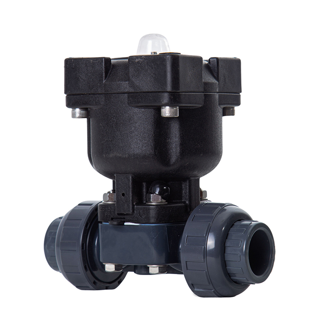 Manufacture UPVC Plastic True Union Diaphragm Valve DN15 DN20 DN25 DN32 DN40 DN50 Plastic Diaphragm Valve