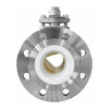 Precise Flow Control Valve Durability Wear-Resistant V-Port Ceramic Ball Valve For Petroleum Metallurgy Mining Sewage Treatment