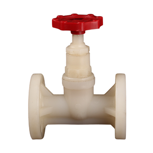 Plastic Globe Stop Valve Strong Acids Resistant Chlorine And Organic Solvents Manual PVDF Shutoff Valve