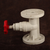 Abs Hand Wheel Flow Control PPH Dn25 - Dn150 Globe Valve Plug Type Pipe Fitting Flange End Globe Valve